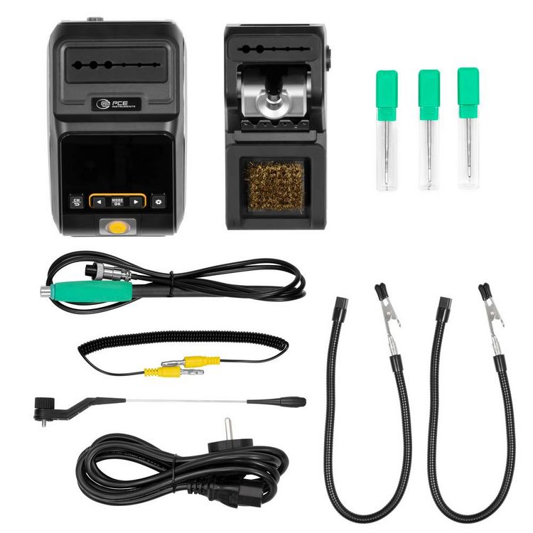 Produktbild: PCE Instruments PCE-SST 200 L&ouml;tstation Set digital 200W 100 - 450&deg;C inkl. L&ouml;tspitze