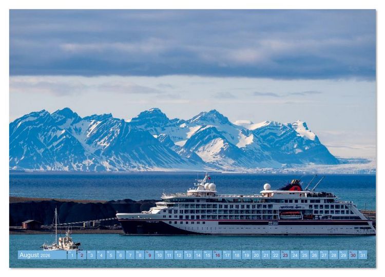 Produktbild: Spitzbergen im Sommer (Wandkalender 2026 DIN A4 quer), CALVENDO Monatskalender