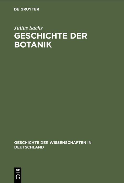 Produktbild: Geschichte der Botanik