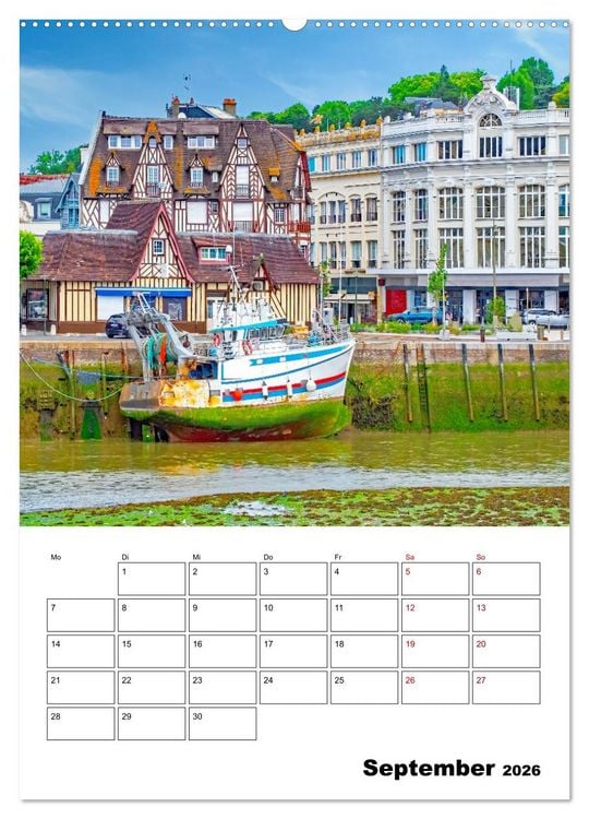Produktbild: Normandie - Reiseplaner (hochwertiger Premium Wandkalender 2026 DIN A2 hoch), Kunstdruck in Hochglanz