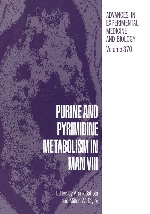 Produktbild: Purine and Pyrimidine Metabolism in Man VIII