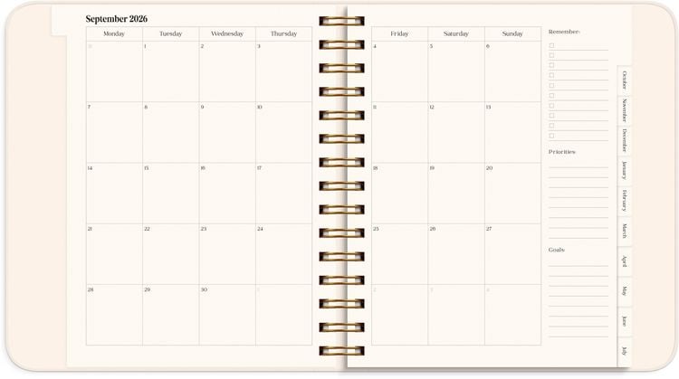 Produktbild: Life Planner Pastel flowers 26/27