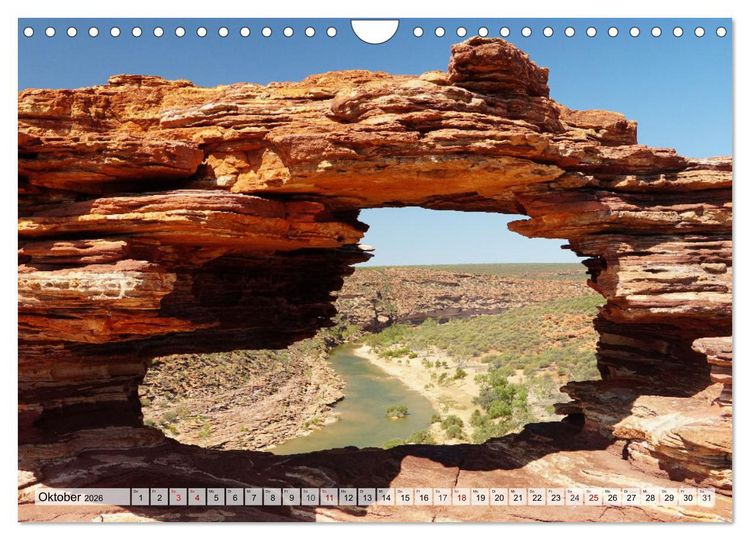 Produktbild: Australien - "Nur wo Du zu Fu&szlig; warst, bist Du wirklich gewesen" (Wandkalender 2026 DIN A4 quer), CALVENDO Monatskalender