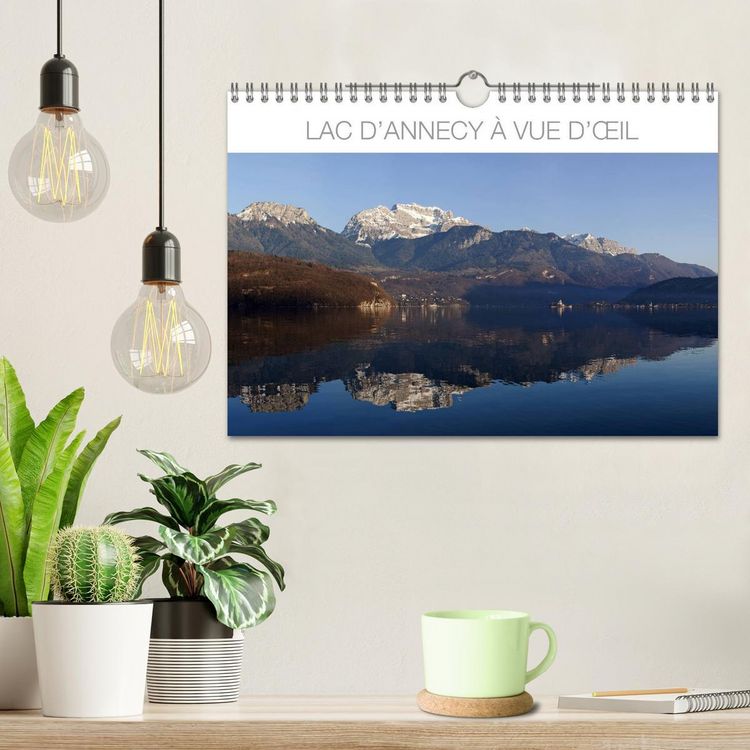 Produktbild: Lac d'Annecy &agrave; vue d'&oelig;il (Calendrier mural 2026 DIN A4 vertical), CALVENDO calendrier mensuel