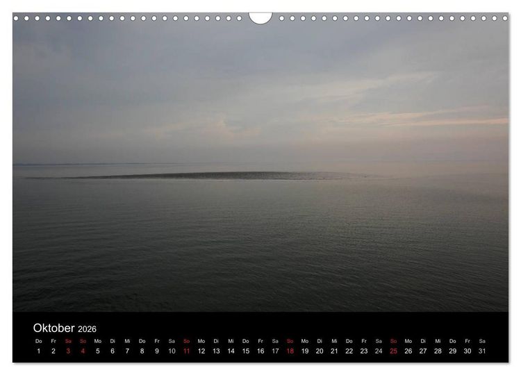Produktbild: NORDSEE IMPRESSIONEN (Wandkalender 2026 DIN A3 quer), CALVENDO Monatskalender