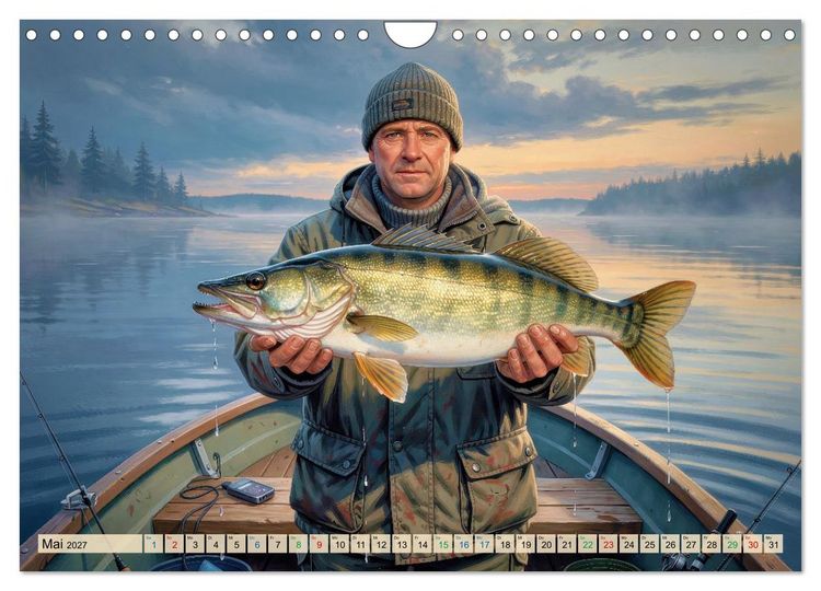 Produktbild: Talsperren - Zander (Wandkalender 2027 DIN A4 quer), CALVENDO Monatskalender