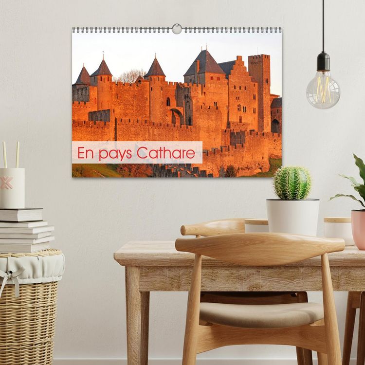 Produktbild: En pays Cathare (Calendrier mural 2026 DIN A3 vertical), CALVENDO calendrier mensuel