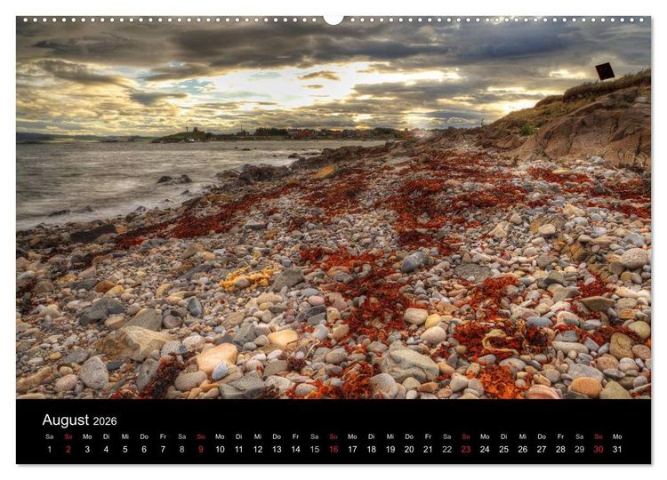 Produktbild: Holy Island - England (Wandkalender 2026 DIN A2 quer), CALVENDO Monatskalender