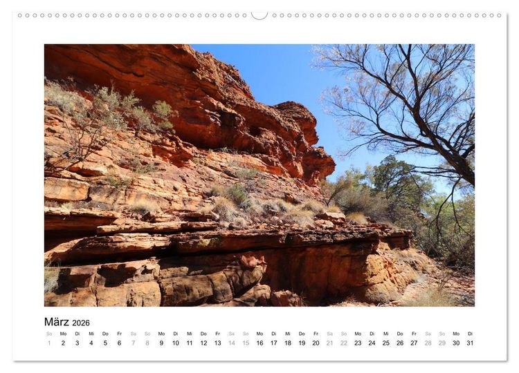 Produktbild: Traumziel Australien - Im Red Centre 2026 (hochwertiger Premium Wandkalender 2026 DIN A2 quer), Kunstdruck in Hochglanz