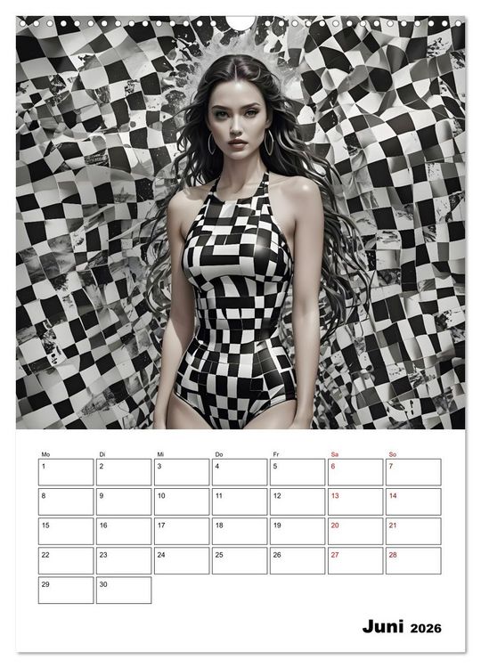 Produktbild: Schachspiel der Mode (Wandkalender 2026 DIN A3 hoch), CALVENDO Monatskalender