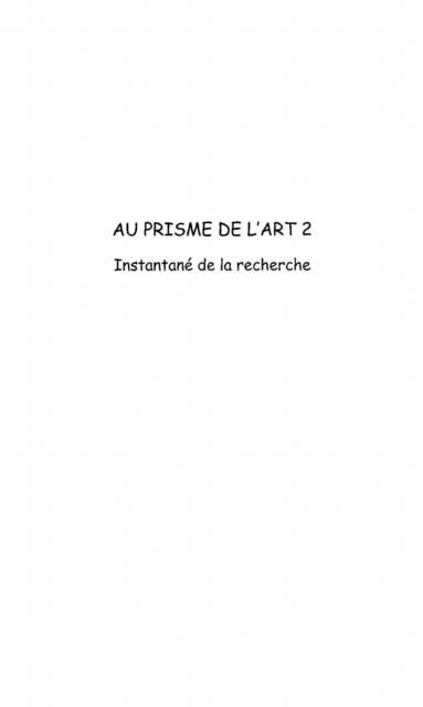 Produktbild: Au prisme de l'Art