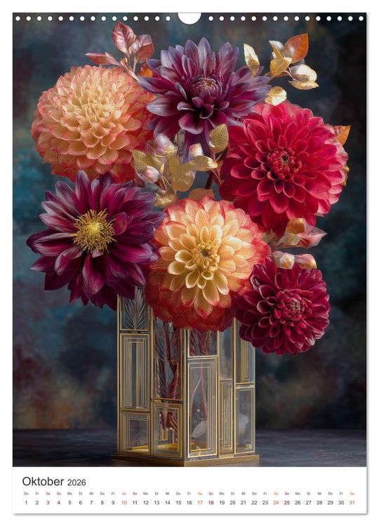 Produktbild: Die Sprache der Blumen (Wandkalender 2026 DIN A3 hoch), CALVENDO Monatskalender