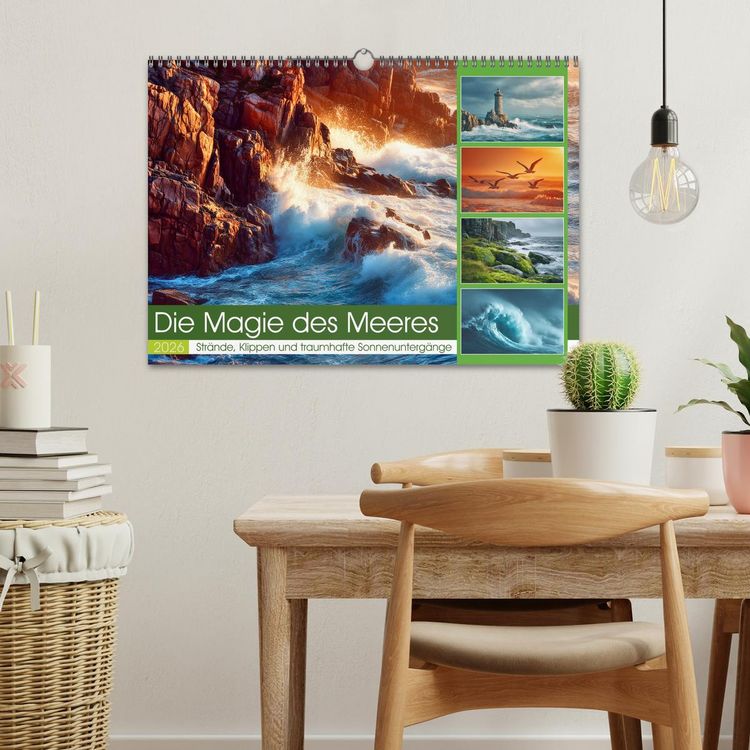 Produktbild: Die Magie des Meeres (Wandkalender 2026 DIN A3 quer), CALVENDO Monatskalender