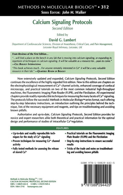 Produktbild: Calcium Signaling Protocols