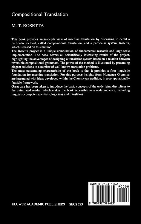 Produktbild: Compositional Translation