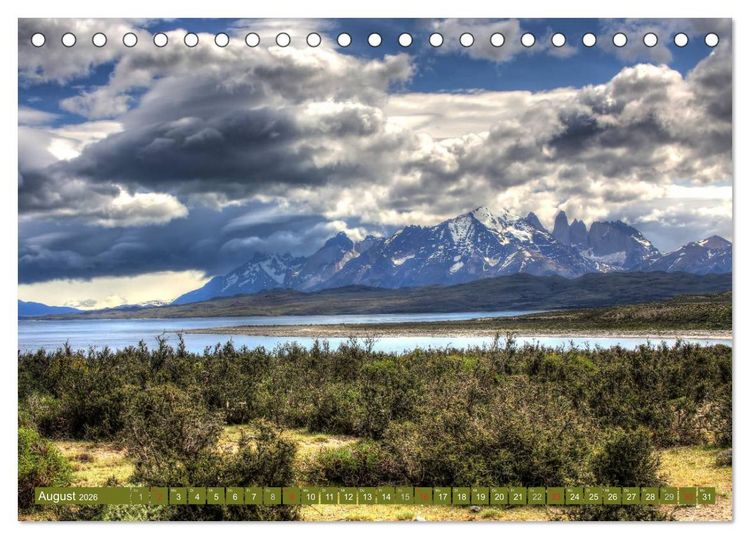 Produktbild: Wildes Patagonien - Abenteuer am Ende der Welt (Tischkalender 2026 DIN A5 quer), CALVENDO Monatskalender