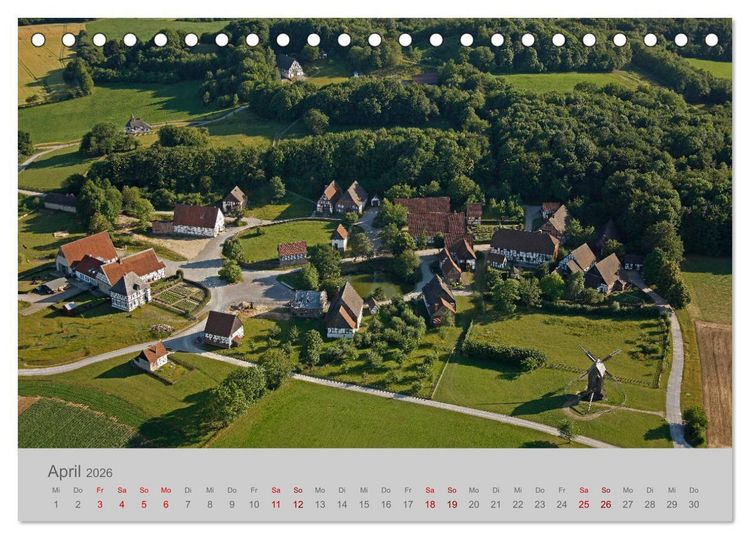 Produktbild: Paderborn Domstadt am Eggegebirge (Tischkalender 2026 DIN A5 quer), CALVENDO Monatskalender
