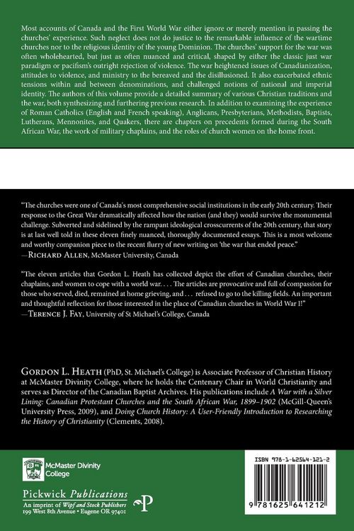 Produktbild: Canadian Churches and the First World War