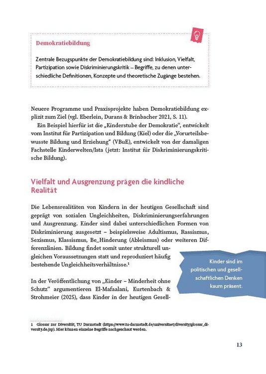 Produktbild: Demokratische Werte in der Praxis leben