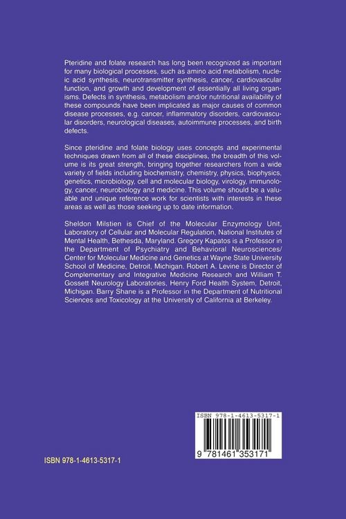 Produktbild: Chemistry and Biology of Pteridines and Folates