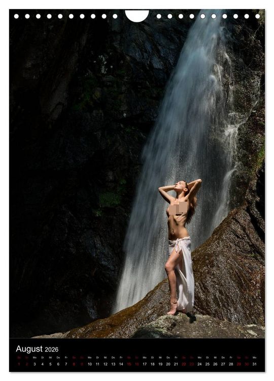 Produktbild: Wasserf&auml;lle im Tessin - Aktaufnahmen an sch&ouml;nen Wasserf&auml;llen in der S&uuml;dschweiz (Wandkalender 2026 DIN A4 hoch), CALVENDO Monatskalender