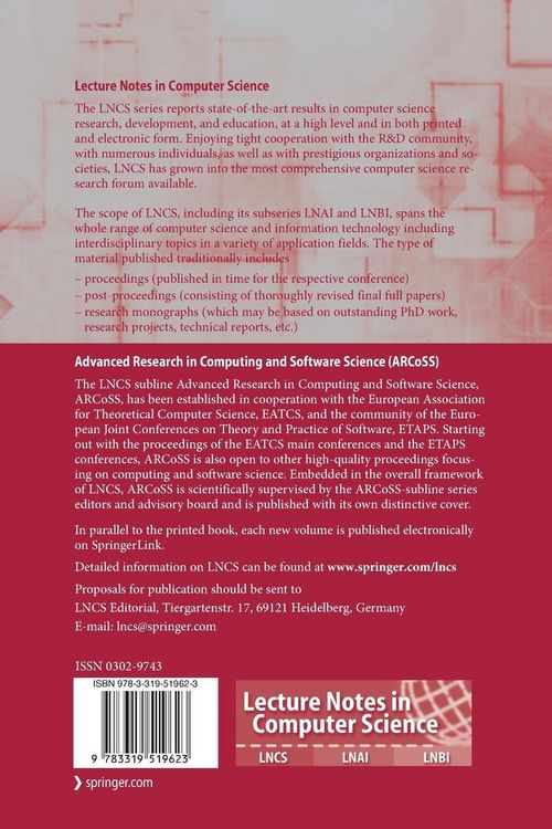 Produktbild: SOFSEM 2017: Theory and Practice of Computer Science