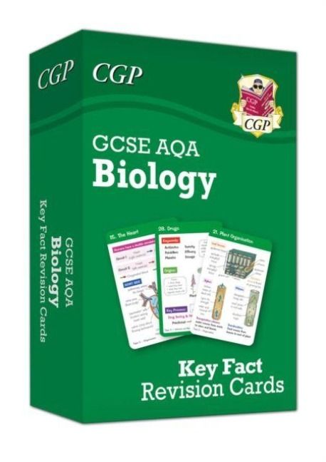 Produktbild: New GCSE Biology AQA Key Fact Revision Cards - Summary cards for quick revision