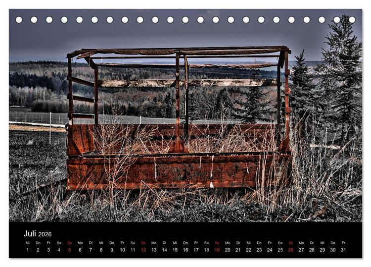 Produktbild: schwarz/wei&szlig; trifft farbe (Tischkalender 2026 DIN A5 quer), CALVENDO Monatskalender