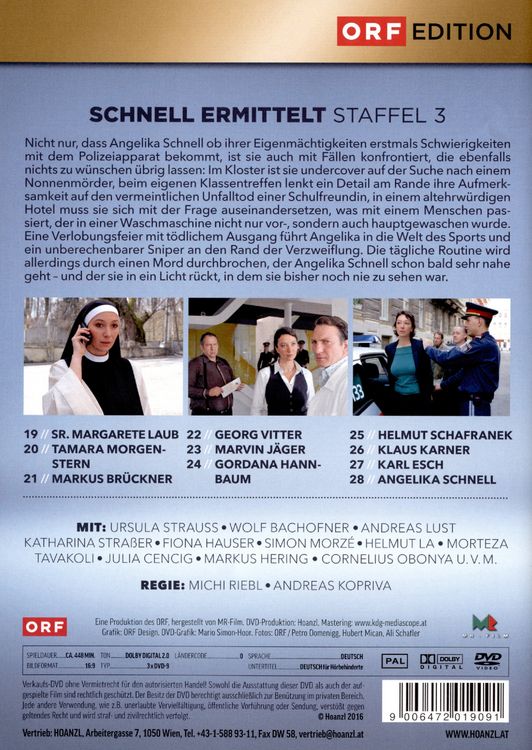Produktbild: Schnell ermittelt - Staffel 3