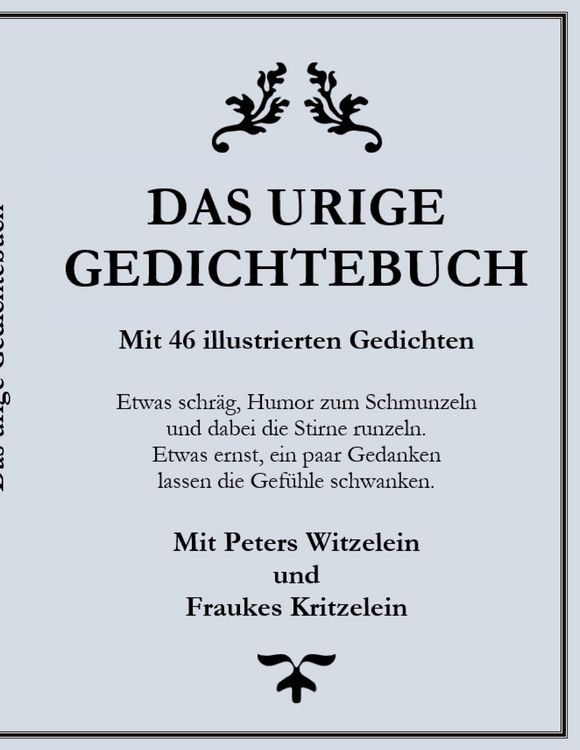 Produktbild: Das urige Gedichtebuch