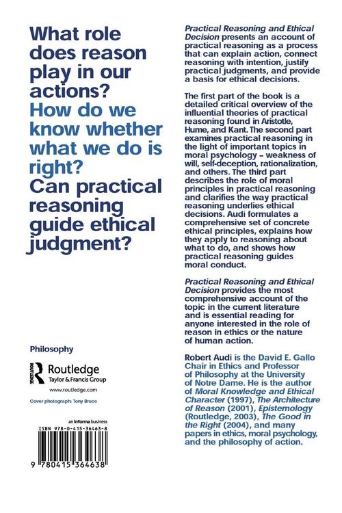 Produktbild: Practical Reasoning and Ethical Decision