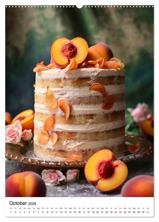 Produktbild: Cake Heaven (Wall Calendar 2026 DIN A2 portrait), CALVENDO 12 Month Wall Calendar