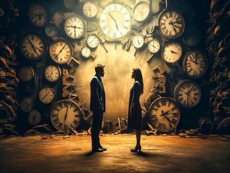 Produktbild: CALVENDO Puzzle Die Zeit | 1000 Teile Lege-Gr&ouml;&szlig;e 64x48cm Foto-Puzzle f&uuml;r gl&uuml;ckliche Stunden