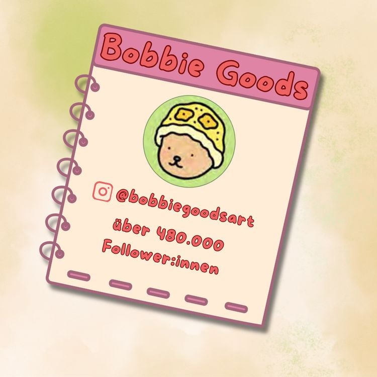 Produktbild: Bobbie Goods Postkarten Ausmalblock (offizielle deutsche Ausgabe)