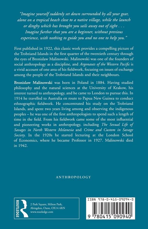 Produktbild: Argonauts of the Western Pacific