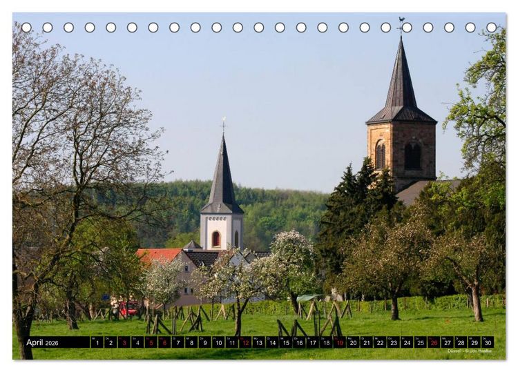 Produktbild: W&uuml;lfrather Bilderbogen 2026 (Tischkalender 2026 DIN A5 quer), CALVENDO Monatskalender