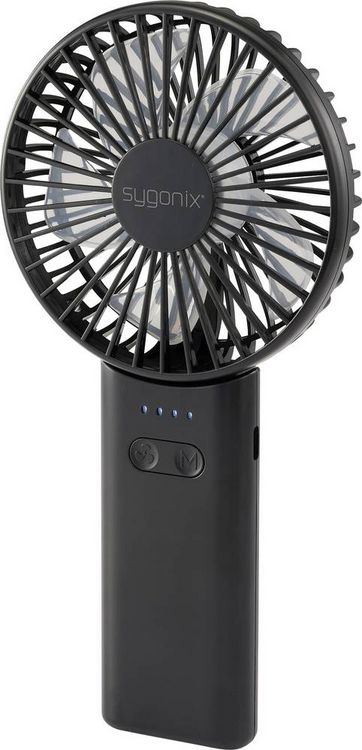Produktbild: Sygonix Handventilator 4W Schwarz