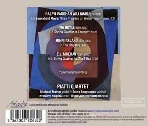 Produktbild: Piatti Quartet: Vaughan Williams,Moeran & Ireland