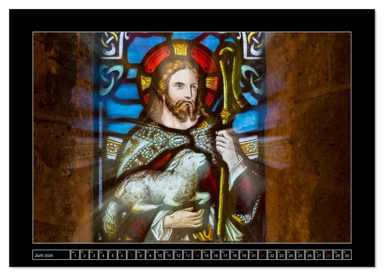Produktbild: IRLAND - Fenster des Glaubens (Wandkalender 2026 DIN A4 quer), CALVENDO Monatskalender