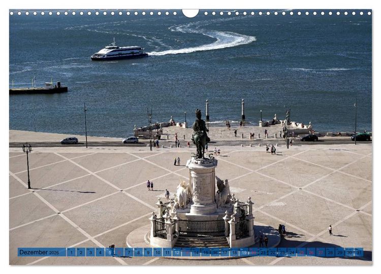 Produktbild: BlickPunkt Lissabon (Wandkalender 2026 DIN A3 quer), CALVENDO Monatskalender