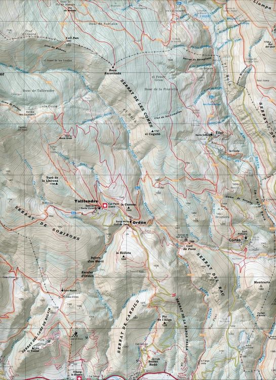 Produktbild: Wanderkarte Puigpedros 1:25 000