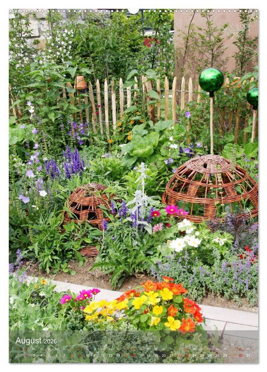 Produktbild: Ferien im Garten (hochwertiger Premium Wandkalender 2026 DIN A2 hoch), Kunstdruck in Hochglanz