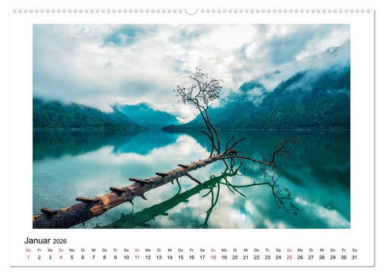 Produktbild: Der Reiz der Landschaft (hochwertiger Premium Wandkalender 2026 DIN A2 quer), Kunstdruck in Hochglanz