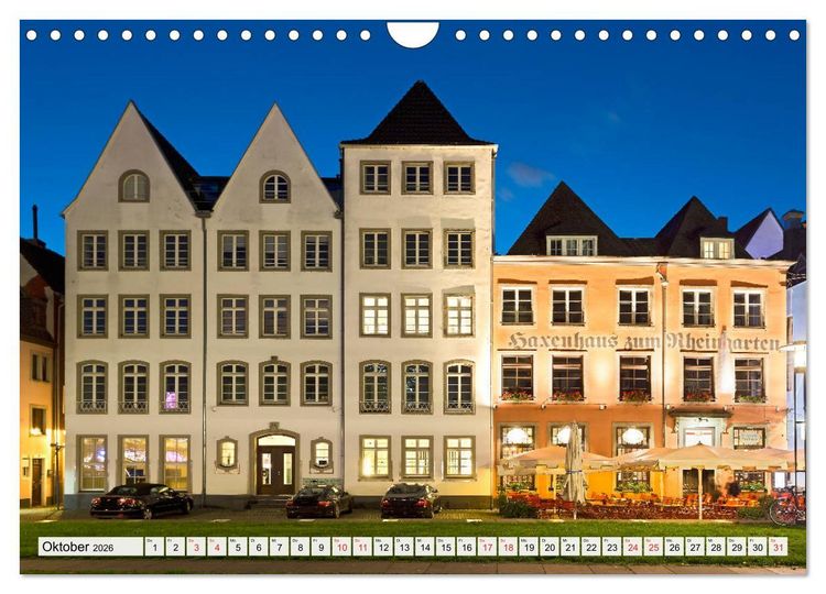Produktbild: K&Ouml;LNER LICHTERZAUBER (Wandkalender 2026 DIN A4 quer), CALVENDO Monatskalender