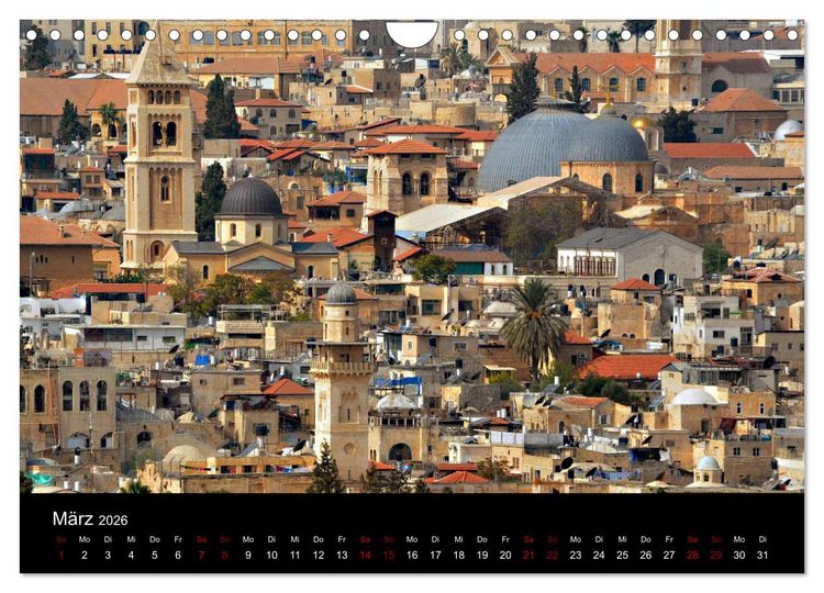 Produktbild: Jerusalem, Bilder die einen bewegen (Wandkalender 2026 DIN A4 quer), CALVENDO Monatskalender