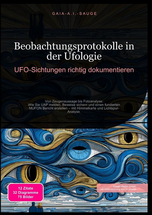Produktbild: Beobachtungsprotokolle in der Ufologie: UFO-Sichtungen richtig dokumentieren