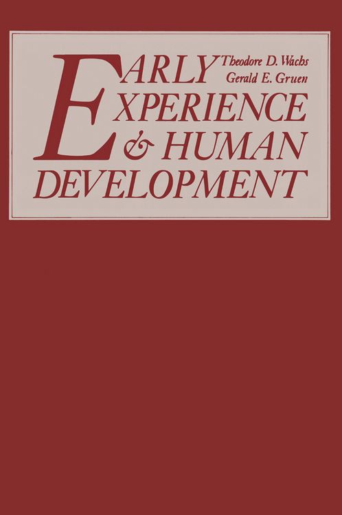 Produktbild: Early Experience and Human Development