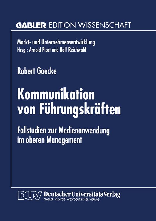 Produktbild: Kommunikation von F&uuml;hrungskr&auml;ften