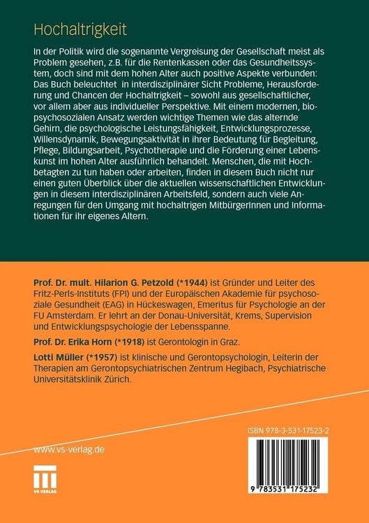 Hochaltrigkeit