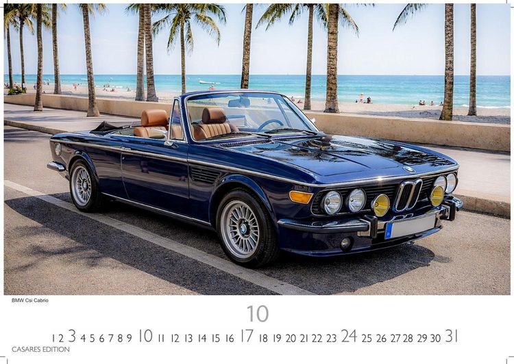 Produktbild: BMW Classic Cars Kalender 2027 &ndash; Wandkalender | Fotokalender Oldtimer 35x50cm BMW Odltimer - Hochwertiger Oldtimer Kalender.